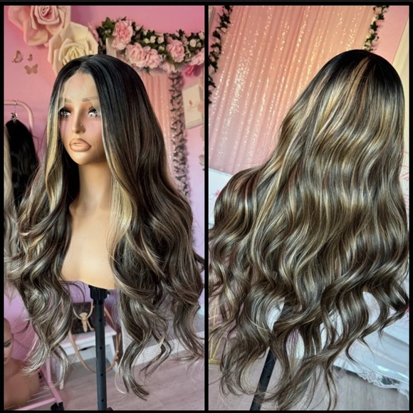 Human Hair Blended Lace Front Wig
